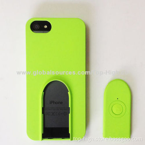 2014 new product wireless Bluetooth selfie remote shutter case for iphone5s